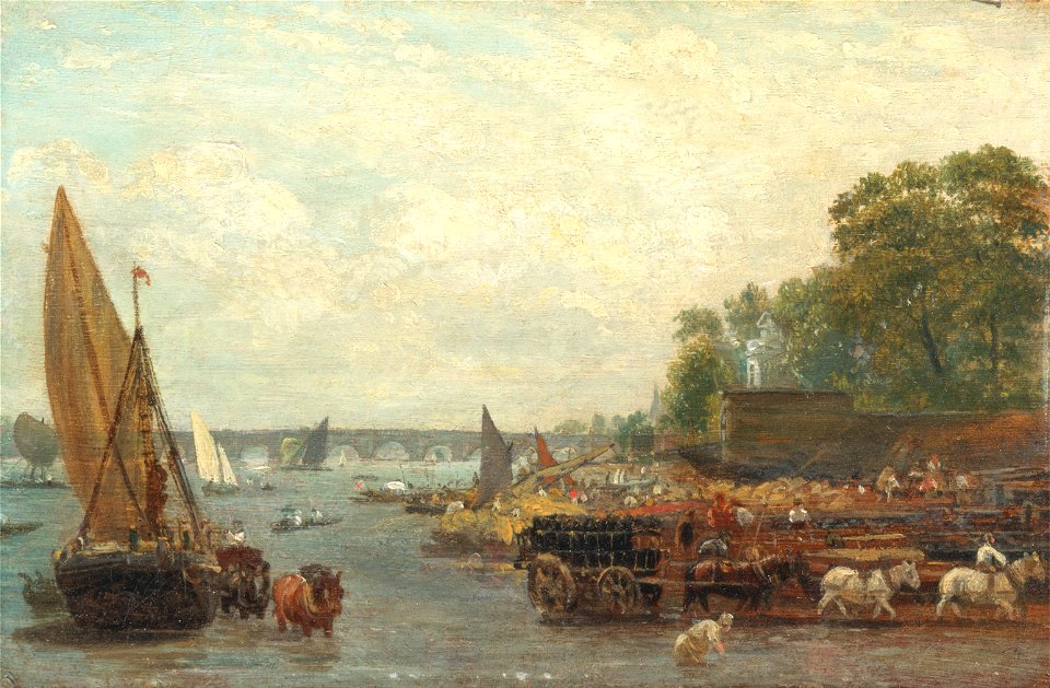 Frederick Nash - Westminster Bridge - Google Art Project