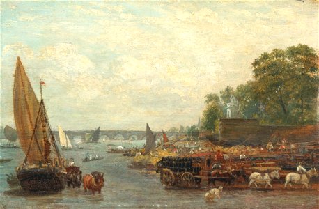 Frederick Nash - Westminster Bridge - Google Art Project