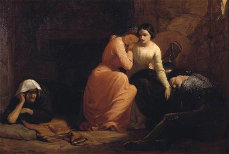 Frederick Richard Pickersgill (1820-1900) - Amoret, Aemylia and Prince Arthur, in the Cottage of Sclaunder - N00445 - National Gallery