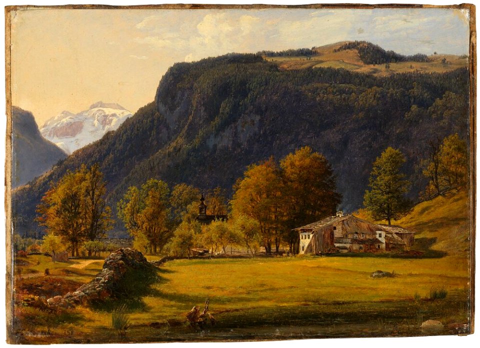 Frederik Christian Jakobsen Kiærskou - Tyrolean Landscape - NM 7389 - Nationalmuseum