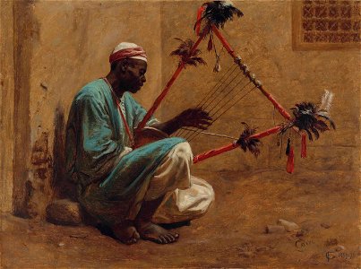 Frederick Goodall, The Kissar Player