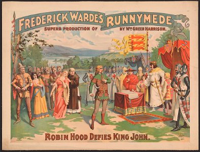 Frederick Warde's superb production of Runnymede by Wm. Greer Harrison. LCCN2014636141