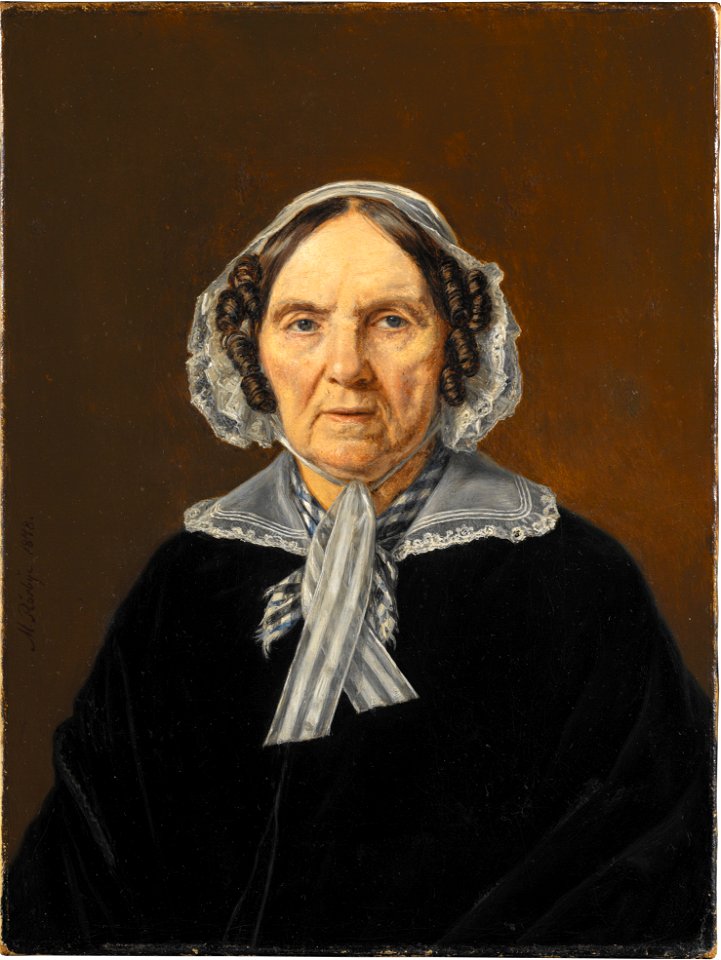 Frederikke Eleonora Cathrine Rørby, født de Stockfleth (1773-1851) (Martinus Rørbye) - Nationalmuseum - 97314
