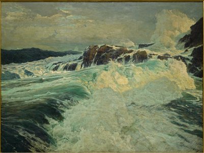 Frederick Judd Waugh - Roaring Main, 1909 - 1912.3 - Dallas Museum of Art