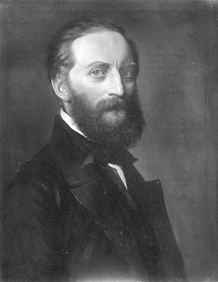 Frederik Nicolai Jensen - Selvportrett - Norsk portrettarkiv - Riksantikvaren - J000224