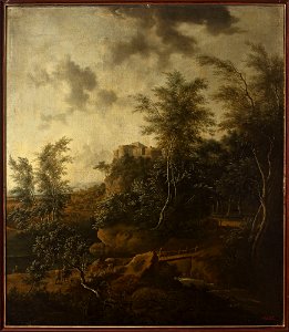 Frederik de Moucheron - Landscape with a castle - M.Ob.2733 MNW - National Museum in Warsaw