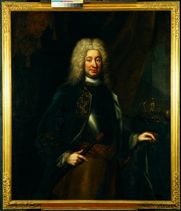 Fredrik I, 1676-1751, konung av Sverige lantgreve av Hessen-Kassel (Lorens Pasch d.ä.) - Nationalmuseum - 14806