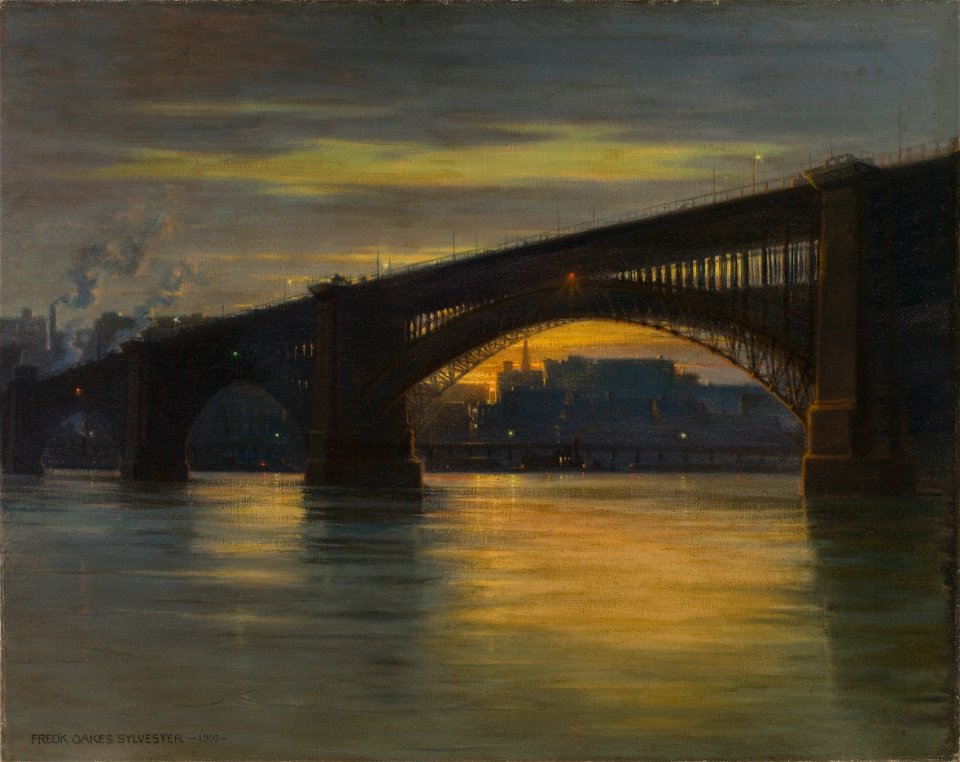 Frederick Oakes Sylvester - The Bridge - 8-1981 - Saint Louis Art Museum