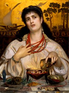 Medea - Frederick Sandys - Google Cultural Institute. Free illustration for personal and commercial use.