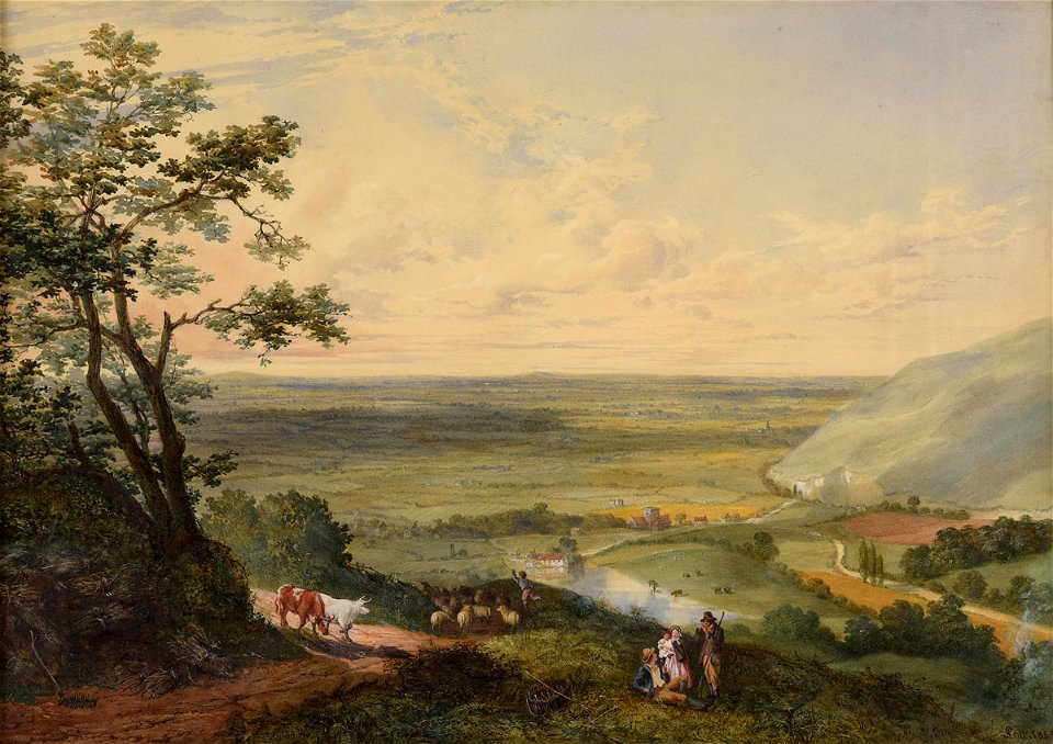 Frederick Tully Lott Poynings from Devil's Dyke 1863