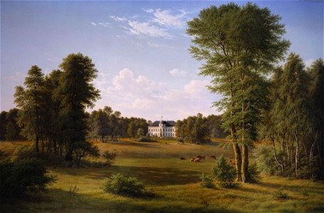 Frederik Christian Kiaerskou (1805-91) - Bernstorff House and Park - RCIN 405124 - Royal Collection