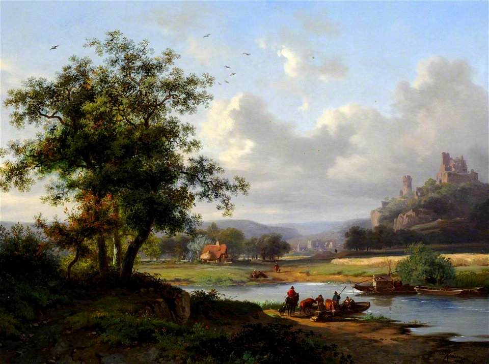 Frederik Marianus Kruseman (1817-1860) - A Summer Landscape - 980568 - National Trust