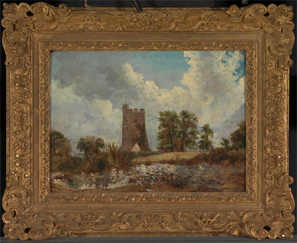 Frederick W. Watts - Landscape with a Church - Google Art Project