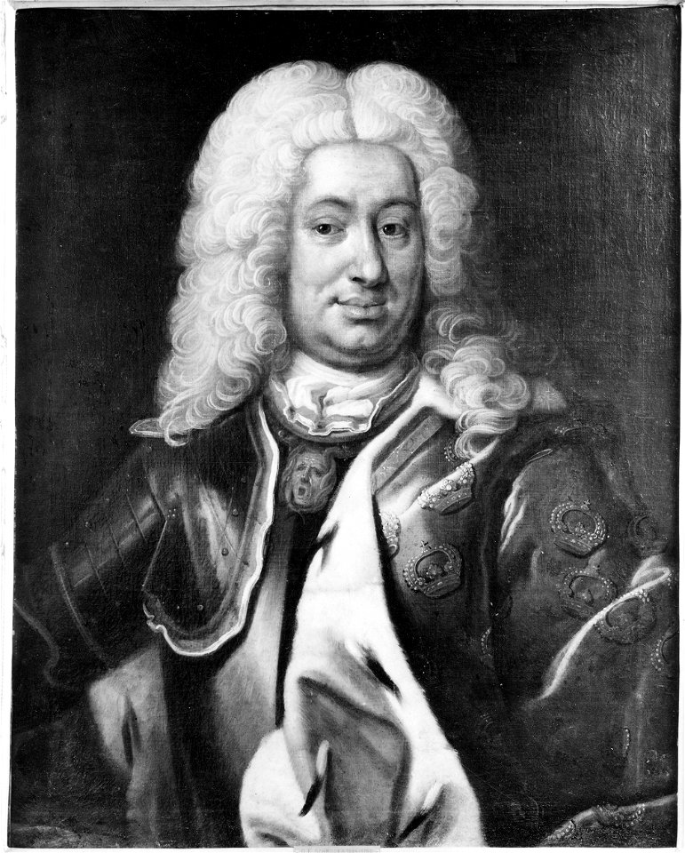 Fredrik I, 1676-1751, kung av Sverige (Lorens Pasch d.ä.) - Nationalmuseum - 39162