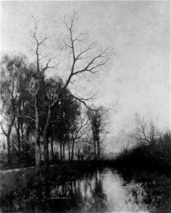Fredericus Jacobus van Rossum du Chattel - Canal in Autumn - RES.24.79 - Museum of Fine Arts