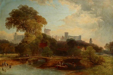 Frederick William Hulme (1816-1884) - View of Windsor Castle - 515592 - National Trust