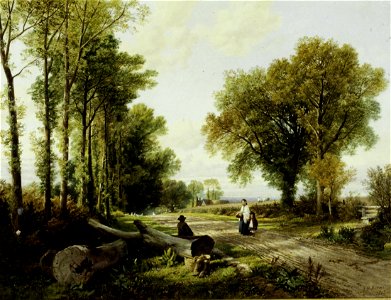 Frederick William Hulme - The Sunday Morning Walk - 92.158.37 - Minneapolis Institute of Arts