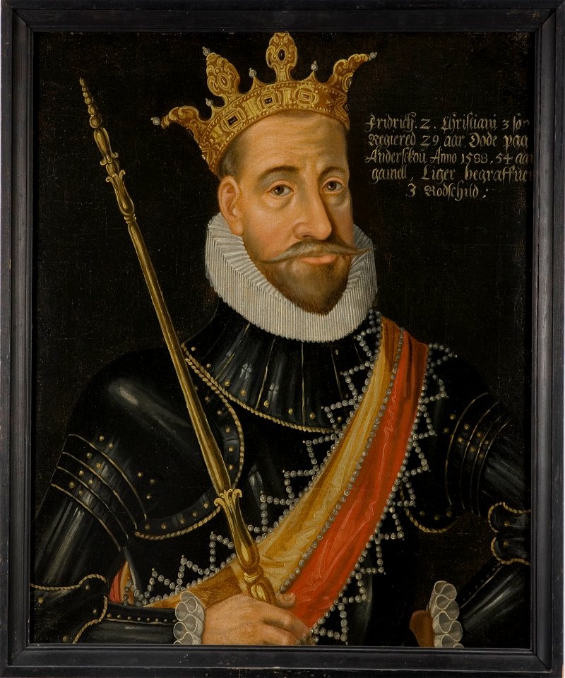 Fredrik II, 1534-88, konung av Danmark och Norge - Nationalmuseum - 14757
