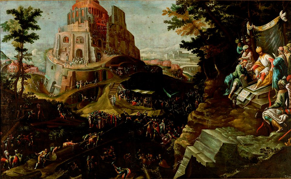 Frederik van Valckenborch - The Construction of the Tower of Babel
