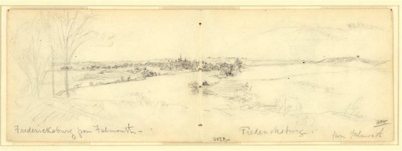 Fredericksburg from Falmouth LCCN2004660981
