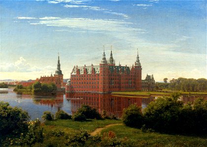 Frederiksborg 1841 by P.C. Skovgaard