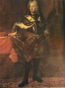 Fredrik I, 1676-1751, konung av Sverige lantgreve av Hessen-Kassel (Georg Desmarées) - Nationalmuseum - 15006