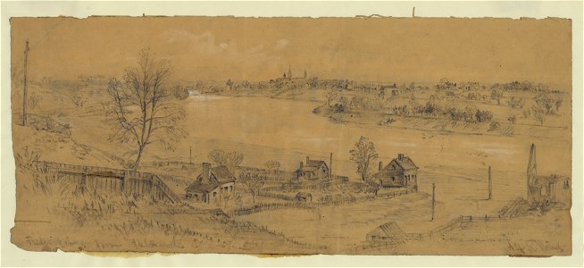 Fredericksburg from Falmouth LCCN2004660892