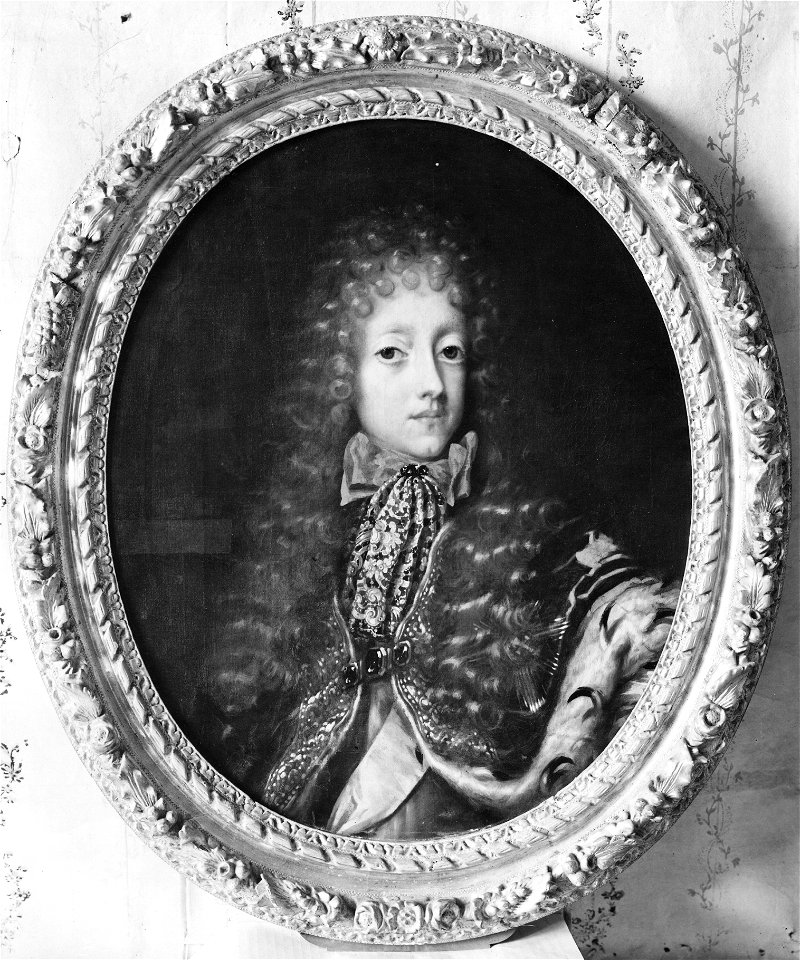 Fredrik IV, 1671-1730, kung av Danmark och Norge (David von Krafft) - Nationalmuseum - 15809