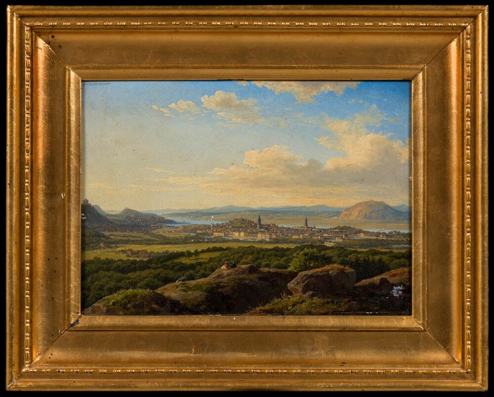 Frederik Christian Jakobsen Kiærskou - Gothenburg Seen From Örgryte - NM 7428 - Nationalmuseum
