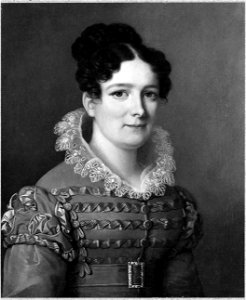 Fredrika Dorotea Vilhelmina av Baden (1781-1826), Sveriges drottning (Franz Seraph Stirnbrand) - Nationalmuseum - 39714