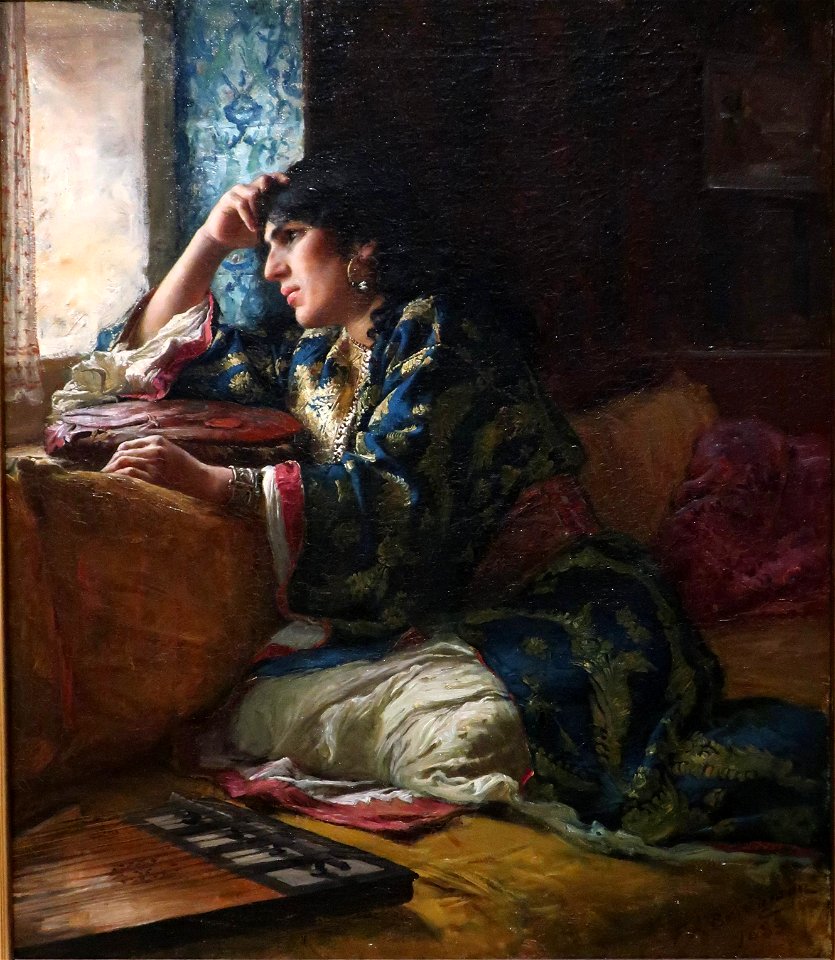 Frederick-Arthur-Bridgman-Aicha-a-Woman-of-Morocco