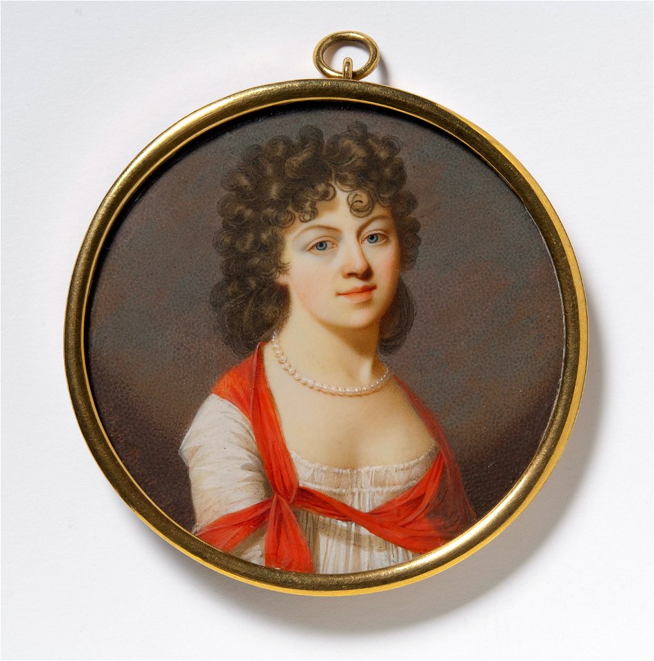 Fredrica Charlotta (Lolotte) Forsberg, 1766-1840, married Stenbock, Countess, lady in waiting - Nationalmuseum - 24184