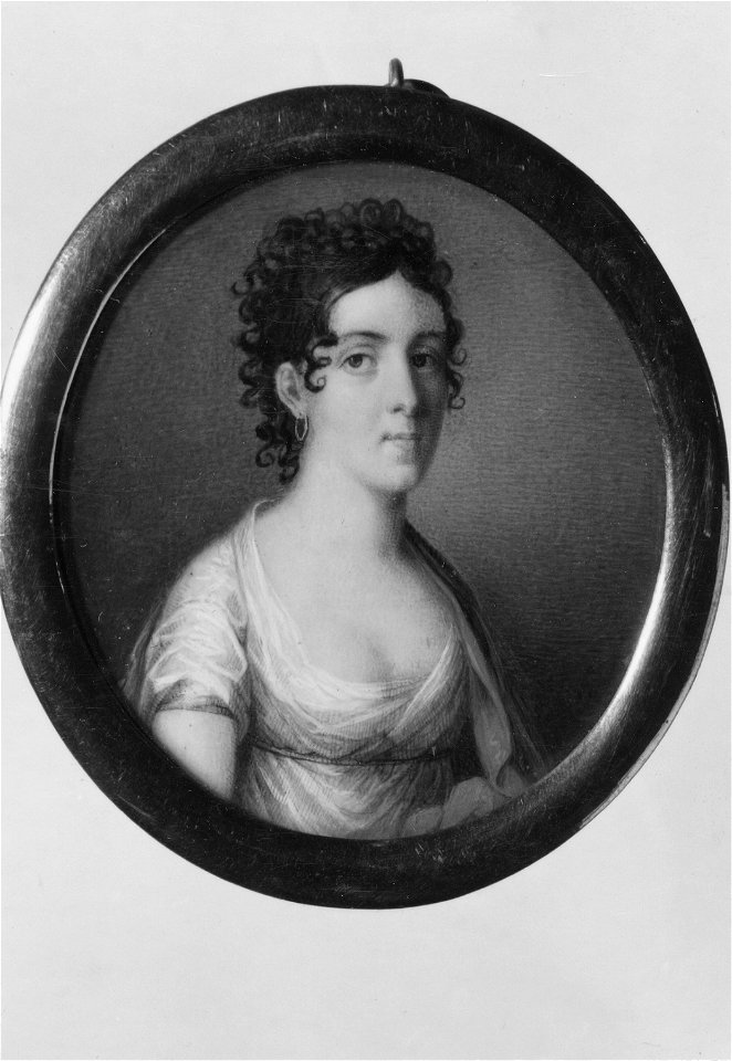 Fredrika Dorotea Vilhelmina, 1781-1826, drottning av Sverige (enligt Gripsholmsinventariet) - Nationalmuseum - 28857