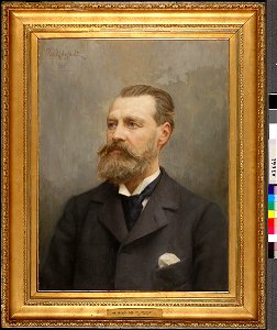 Fredrik Ahlstedt - Portrait of Architect Theodor Decker - A I 662 - Finnish National Gallery