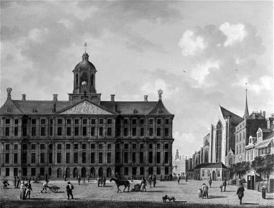 Fredericus Theodorus Renard - De Dam - SA 3736 - Amsterdam Museum