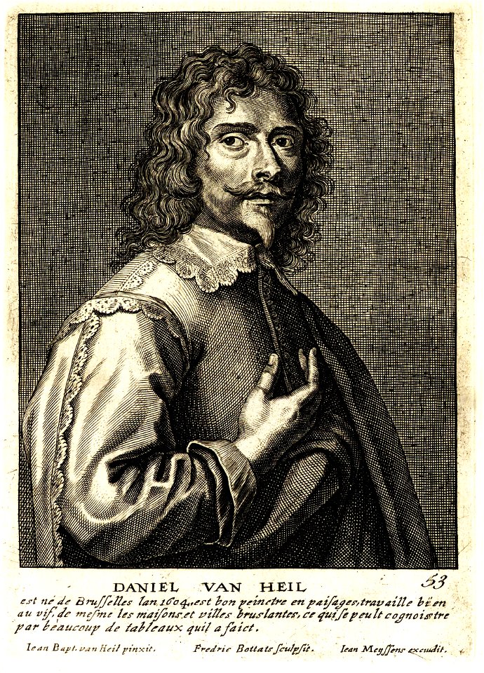 Frederik Bouttats, Jan Baptist van Heil - Portrait of Daniel van Heil