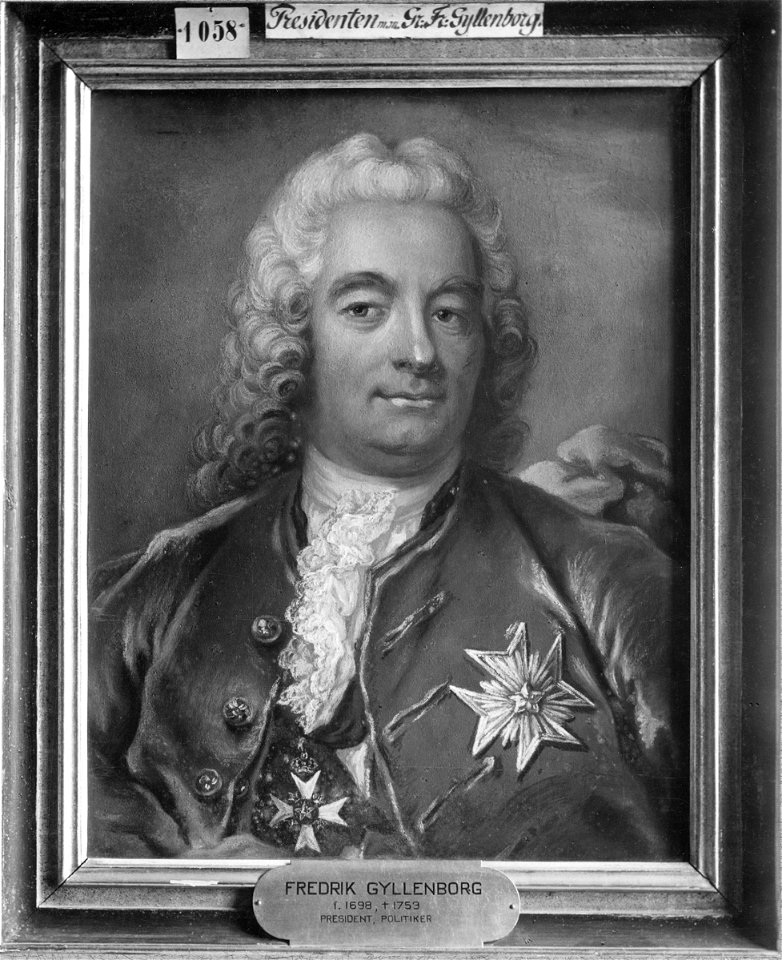 Fredrik Gyllenborg, 1698-1759, greve (Gustaf Lundberg) - Nationalmuseum - 15728