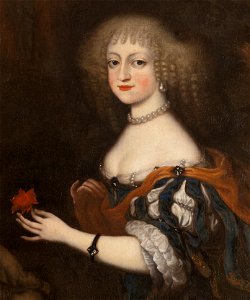 Fredrika Amalia, 1649-1704, prinsessa av Danmark, hertiginna av Holstein-Gottorp (Juriaen Ovens) - Nationalmuseum - 15929. Free illustration for personal and commercial use.