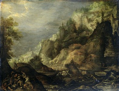 Frederik van Valckenborch - Mountainous Landscape