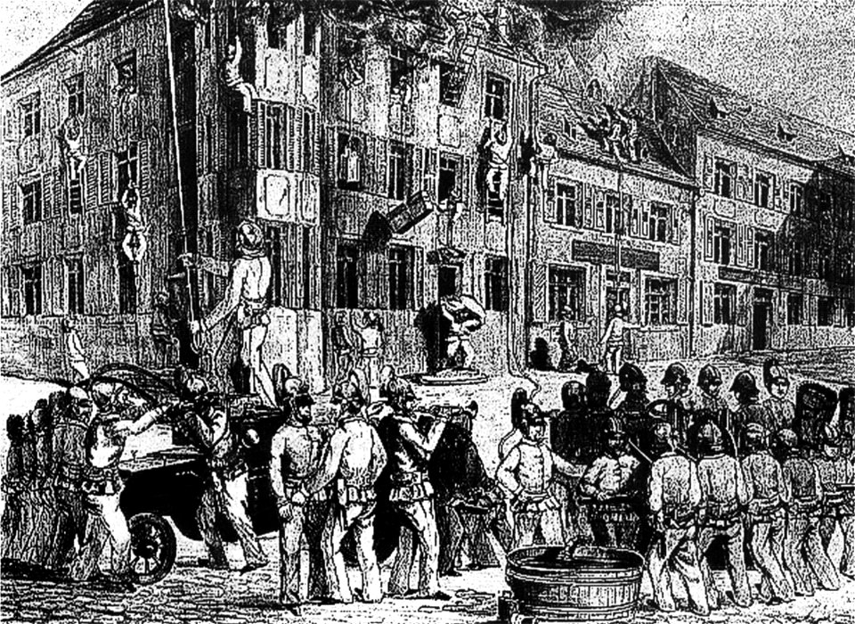 Freiwillige Feuerwehr Durlach 1840s