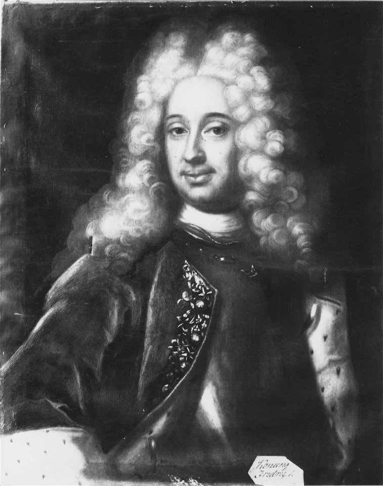 Fredrik I, 1676-1751, kung av Sverige, lantgreve av Hessen-Kassel (David Kock) - Nationalmuseum - 16040