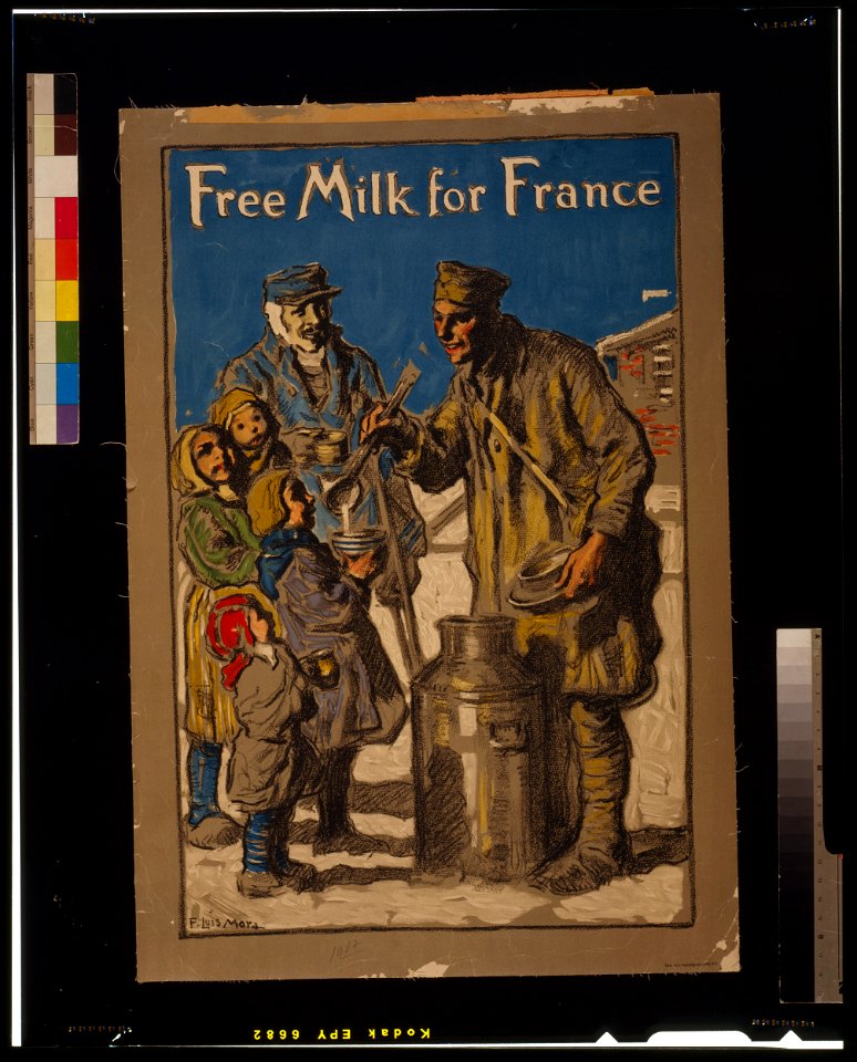 Free milk for France - F. Luis Mora. LCCN2002719779