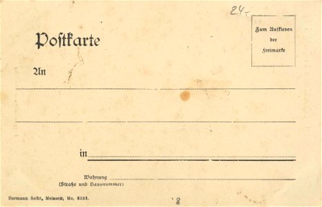 Freiberg i. Sa., Sachsen - Bergparade am Streittag (back) (Zeno Ansichtskarten)