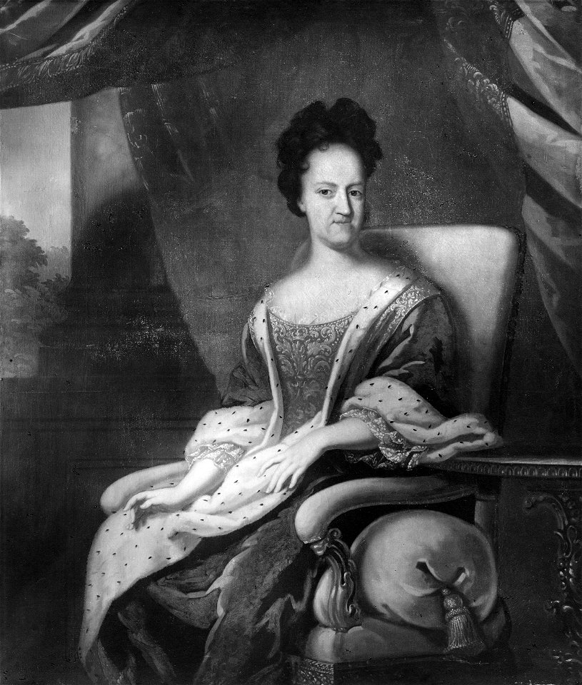 Fredrika Amalia, 1649-1704, prinsessa av Danmark, hertiginna av Holstein-Gottorp (David von Krafft) - Nationalmuseum - 16008