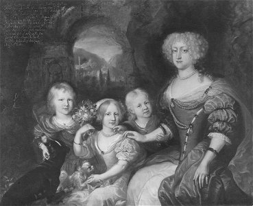 Fredrika Amalia, 1649-1704, prinsessa av Danmark, hertiginna av Holstein-Gottorp (Juriaen Ovens) - Nationalmuseum - 15938. Free illustration for personal and commercial use.