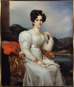 Fredrika Dorotea Vilhelmina, 1781, 1826, Drottning av Sverige (Joseph Karl Stieler) - Nationalmuseum - 42444. Free illustration for personal and commercial use.