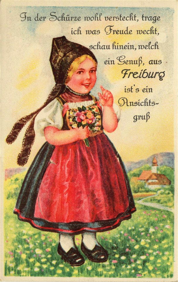 Freiburg im Breisgau Postkarte 001