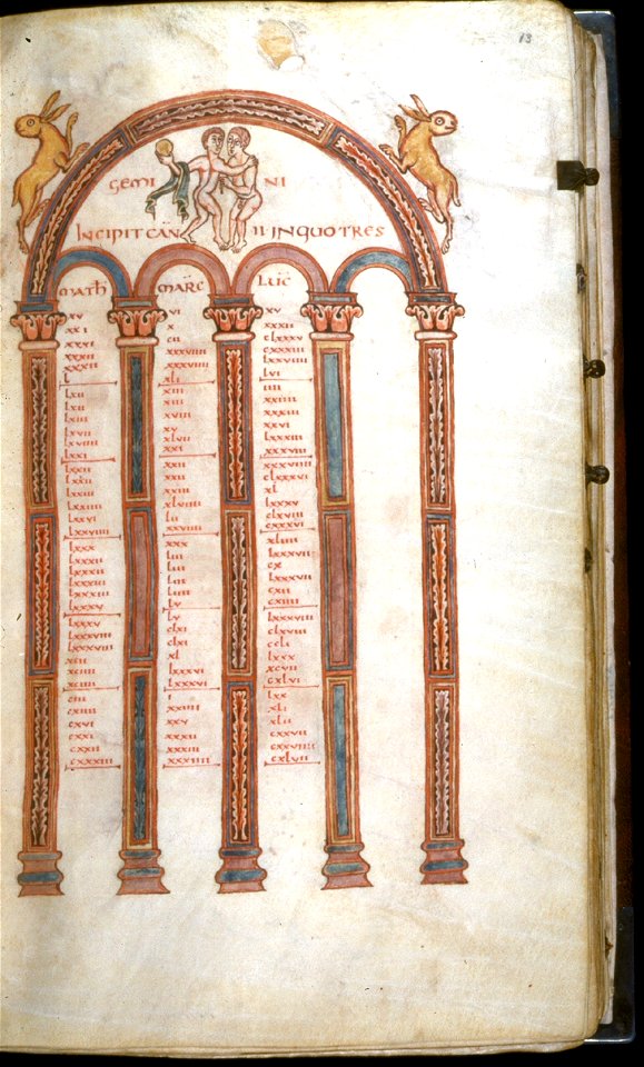 French - Leaf from Gospels - Walters W313R - Open Obverse