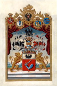 Freiherrendiplom Joseph Weiß von Finkenau 1829