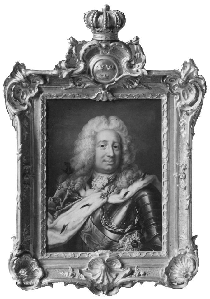 Fredrik I, 1676-1751, konung av Sverige lantgreve av Hessen-Kassel (Jakob Björck) - Nationalmuseum - 15070